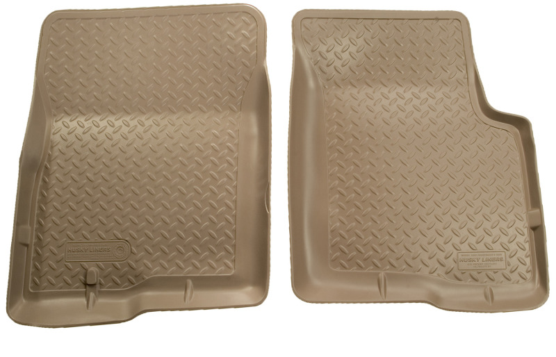 Ford Excursion Floor Mats - Front - Husky Liners - Classic Style - Tan - `00-`05